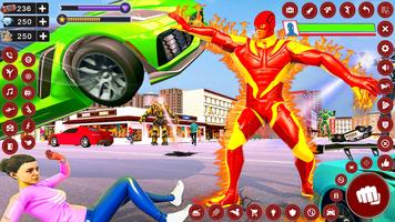Flying Hero: Super Hero Games تصوير الشاشة 2