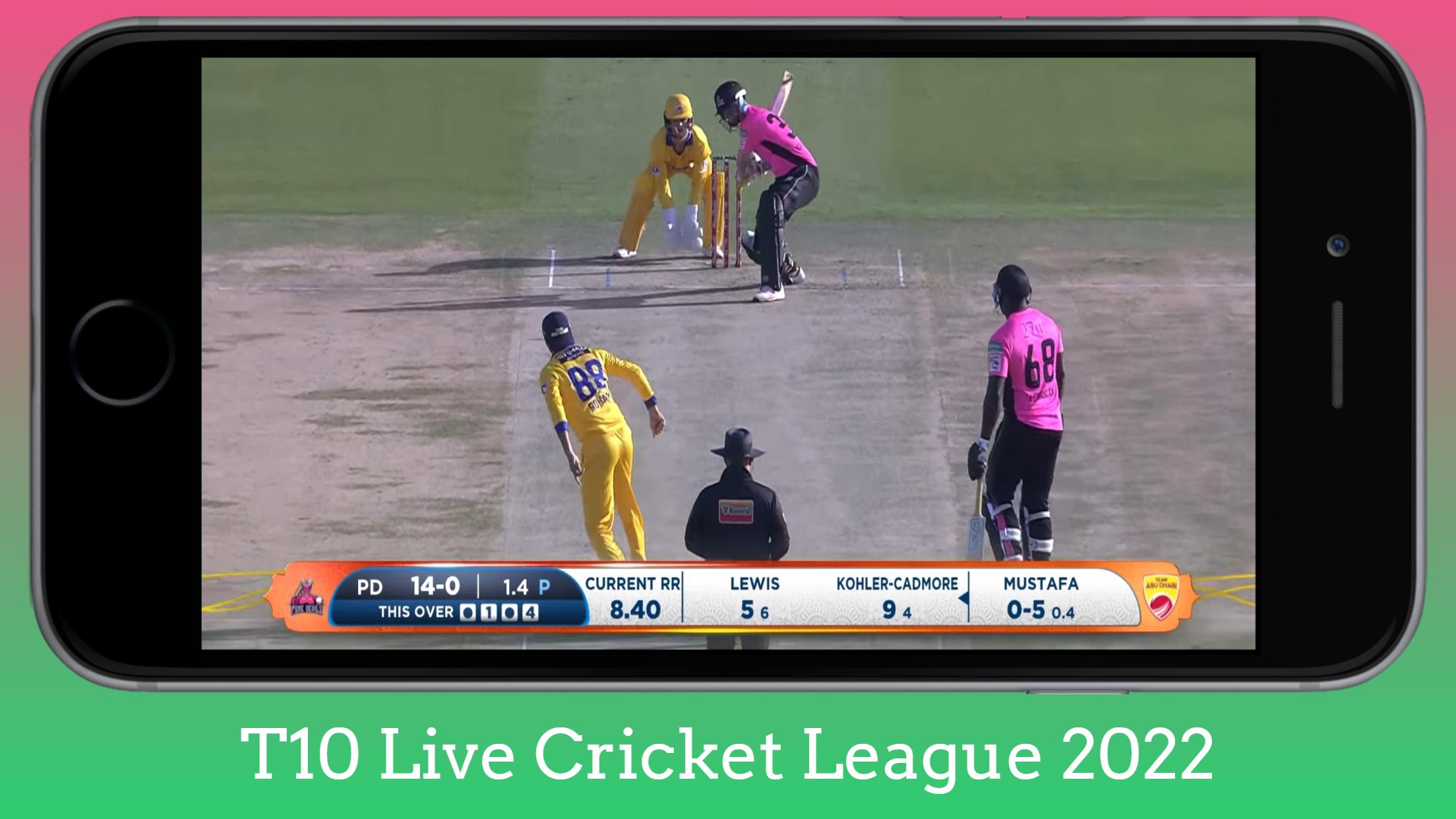Descarga de APK de T10 League Score 2022 Live TV para Android