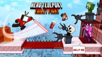 Hero Teleport: Toilet Fight الملصق