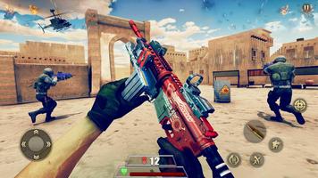 FPS Commando Strike Game 3D Plakat