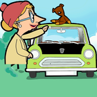 Mr Bean Driving-icoon