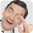 Mr. Bean Color by Number - Pixel Art Game আইকন