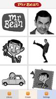Mr. Bean Color by Number - Pixel Art Game Affiche