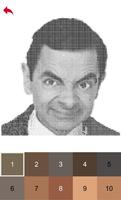 Mr. Bean Color by Number - Pixel Art Game স্ক্রিনশট 2