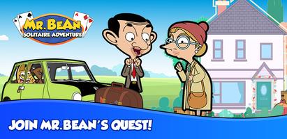 Mr Bean Solitaire: Adventure Affiche