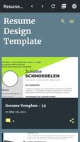 Resume Template Affiche