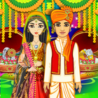 Indian wedding engagement day icône