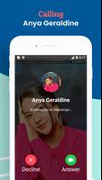 Fake Call with Anya Geraldine 截图 2