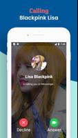 Fake Call with Lisa Blackpink screenshot 2