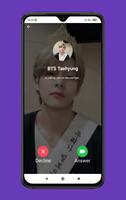 Fake Call with BTS V - Taehyung اسکرین شاٹ 3