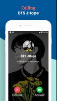 Faux appel avec BTS J-Hope capture d'écran 2