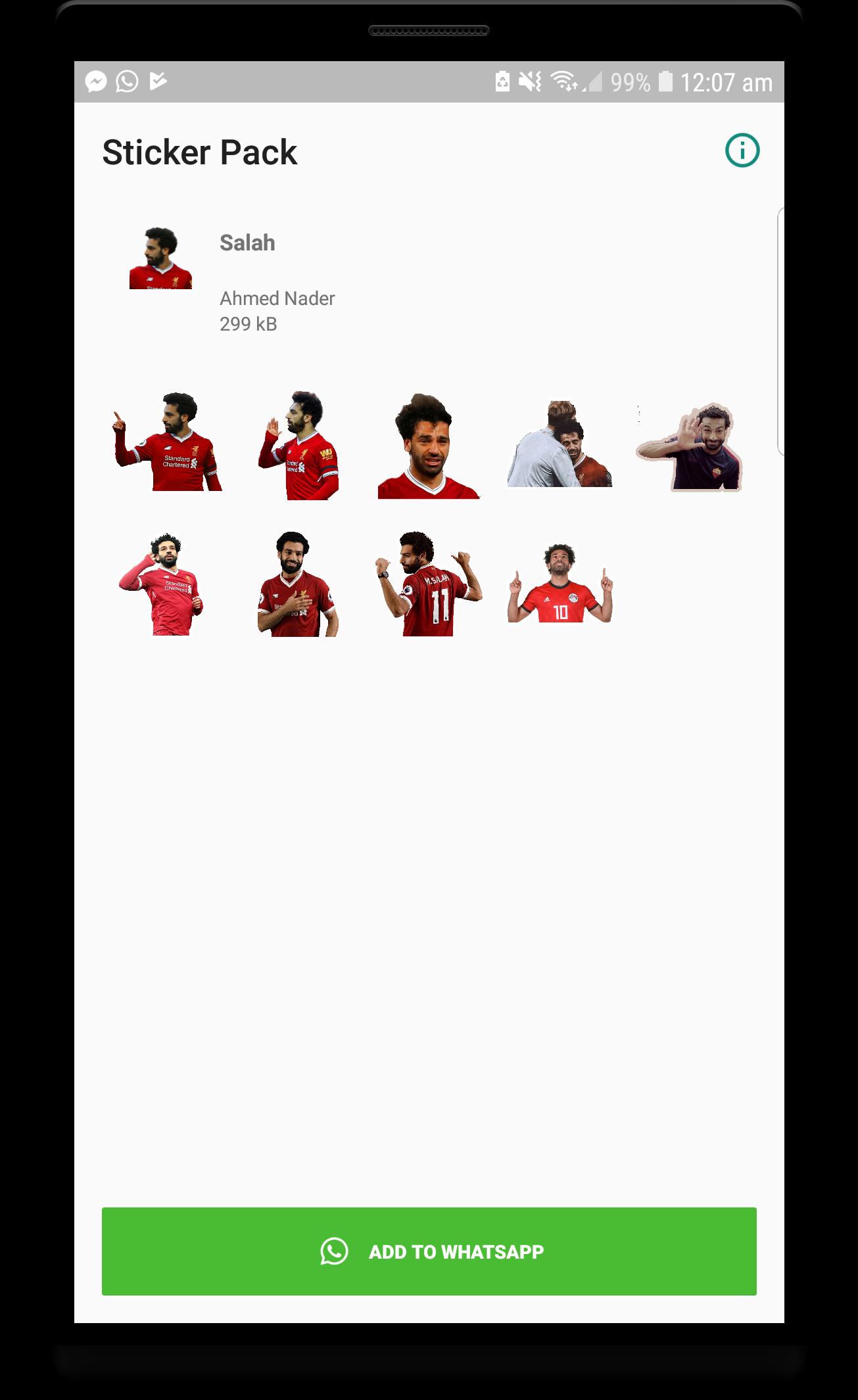 Mo Salah Stickers For Whatsapp For Android Apk Download