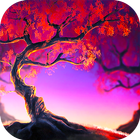 Woody Land Tree Parallax 3D ไอคอน