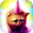 Birthday Cat : Cute Live wallp simgesi