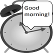 Speaking alarm clock