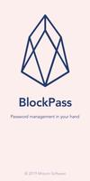 BlockPass - Password Management on BlockChain الملصق