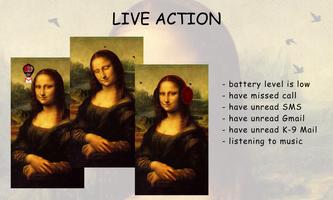 Mona Lisa Live Wallpaper imagem de tela 2