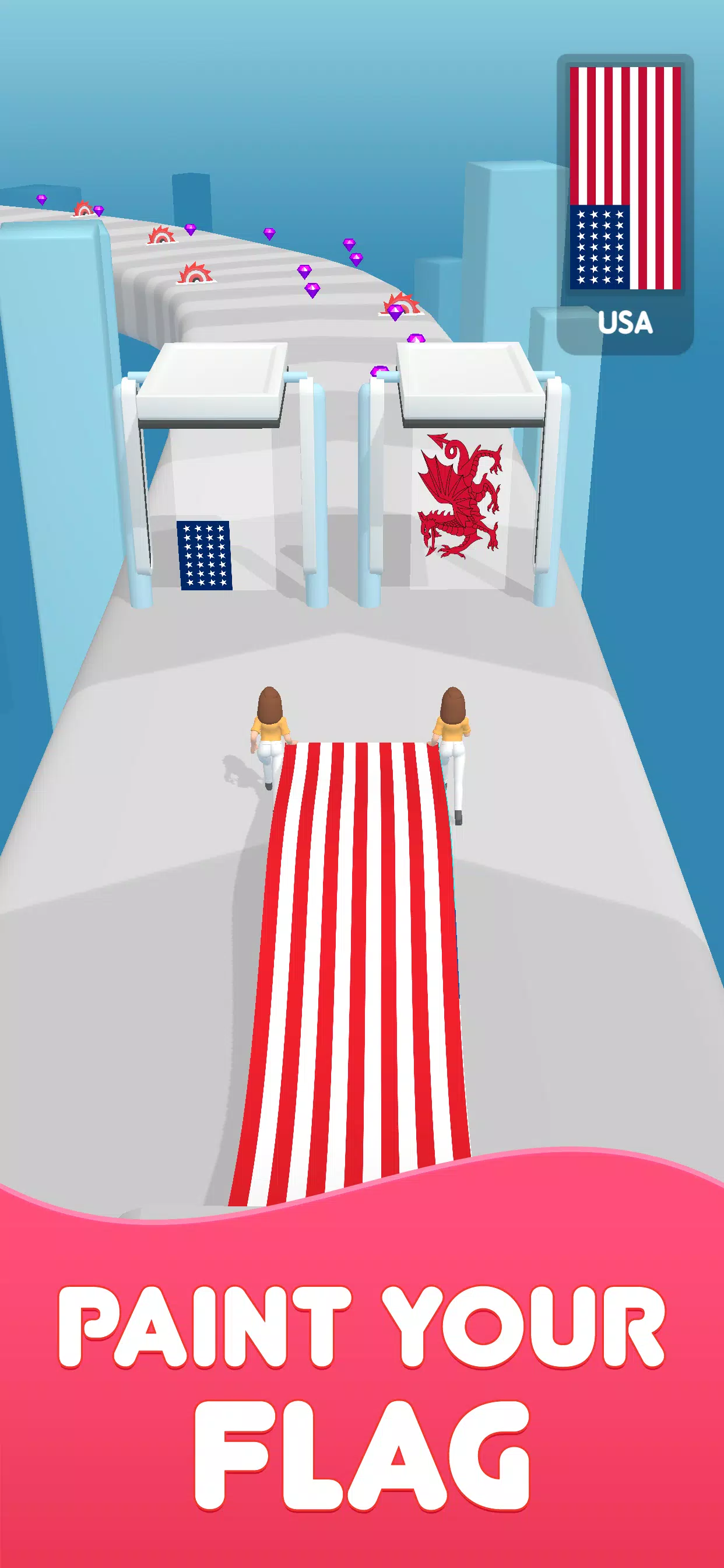 Flag Runner Game: Flag Painter - Apps on Google Play