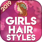 Girls hairstyles step by step icon