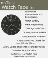 myTime Watch Face Lite imagem de tela 1