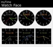 myTime Watch Face capture d'écran 1
