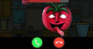 Mr hungry tomato Video Call capture d'écran 2