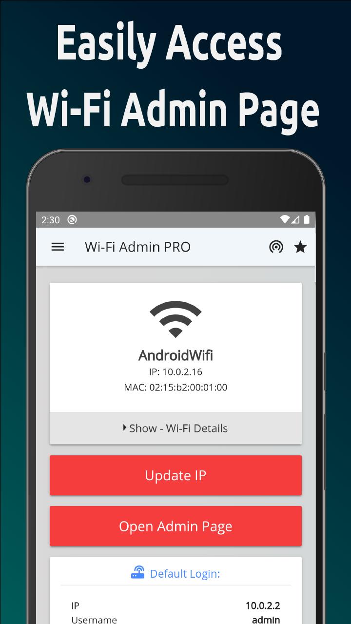 Router Admin Page - Wifi Setup Page~Password Show for Android - APK Download