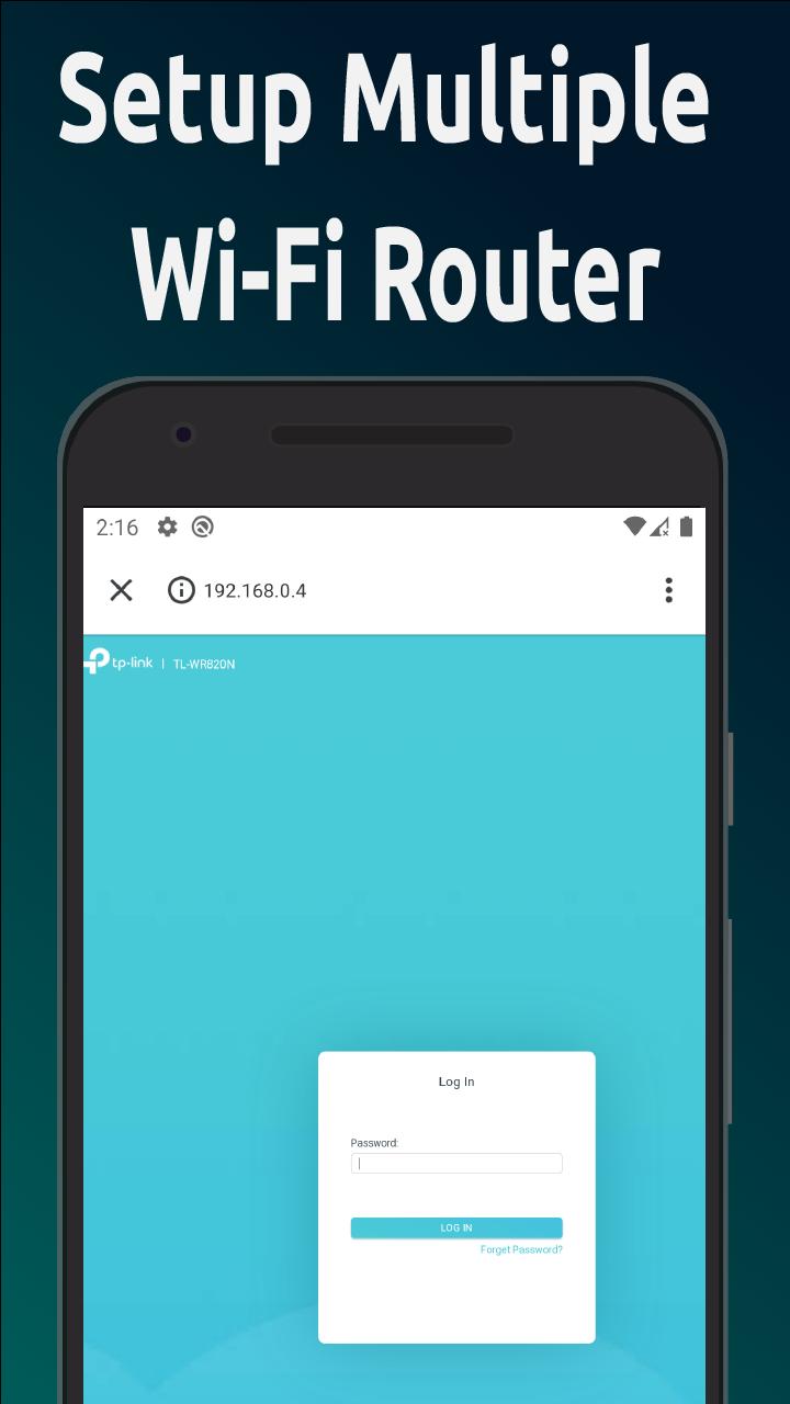 Router Admin Page - Wifi Setup Page~Password Show for Android - APK Download