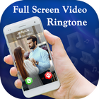 Full Screen Video Ringtone for Incoming Call icône