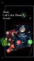 Music Call Color Phone Screen Affiche