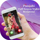 Punjabi Full Screen Video Ringtone Incoming Call icône