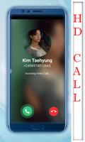 Kim Taehyung Fake Video Call imagem de tela 3