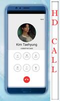 Kim Taehyung Fake Video Call imagem de tela 2