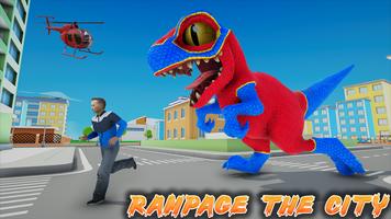 Jurassic Dinosaur Rampage Game syot layar 2