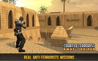 Counter Terrorist Swat Sniper Affiche