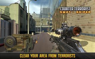 Counter Terrorist Swat Sniper স্ক্রিনশট 1