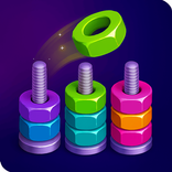 Puzzle sortowania orzechów