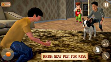 Happy Family Father Game 3D - Dad Home Alone Sim Cartaz