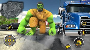 Incredible Monster Green Hero اسکرین شاٹ 1