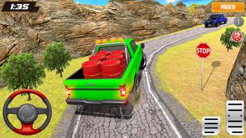 Crazy offoad Jeep Driving Games 3D-Multistory 4x4 Plakat
