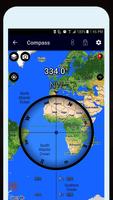kompas voor android, slim kompas screenshot 1