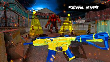 Mad Zombie Shooter 3D - Dead Target Survival Game capture d'écran 1
