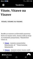 Msamiati Wa Kiswahili Affiche