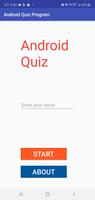 Android Quiz Program Affiche