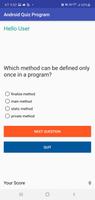 Android Quiz Program capture d'écran 1