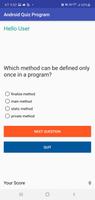 Android Quiz Program screenshot 1