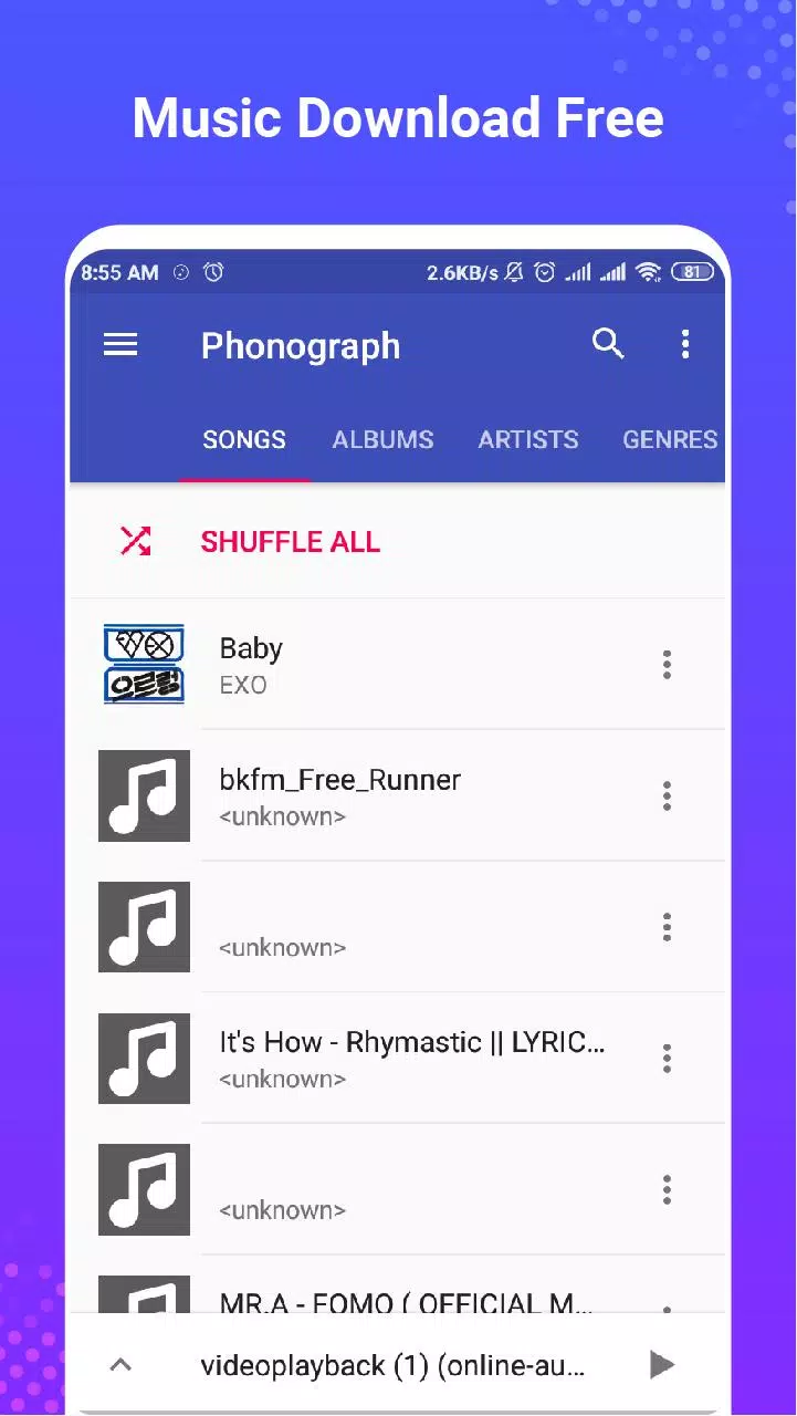 Descarga de APK de Descargar musica gratis para Android