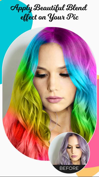Hair Color Changer Editor screenshot 7