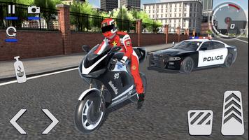 Motorcycle Driving: Cop Chase imagem de tela 3