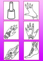 برنامه‌نما Nails Coloring Book عکس از صفحه